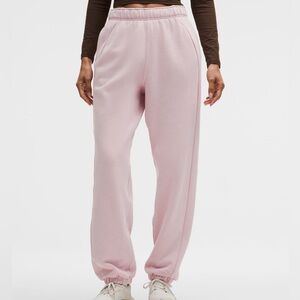 Lululemon pink scuba oversized jogger